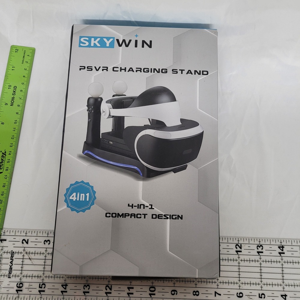Skywin PSVR Charging Stand 4-in-1 Display Station for PlayStation VR Move LED